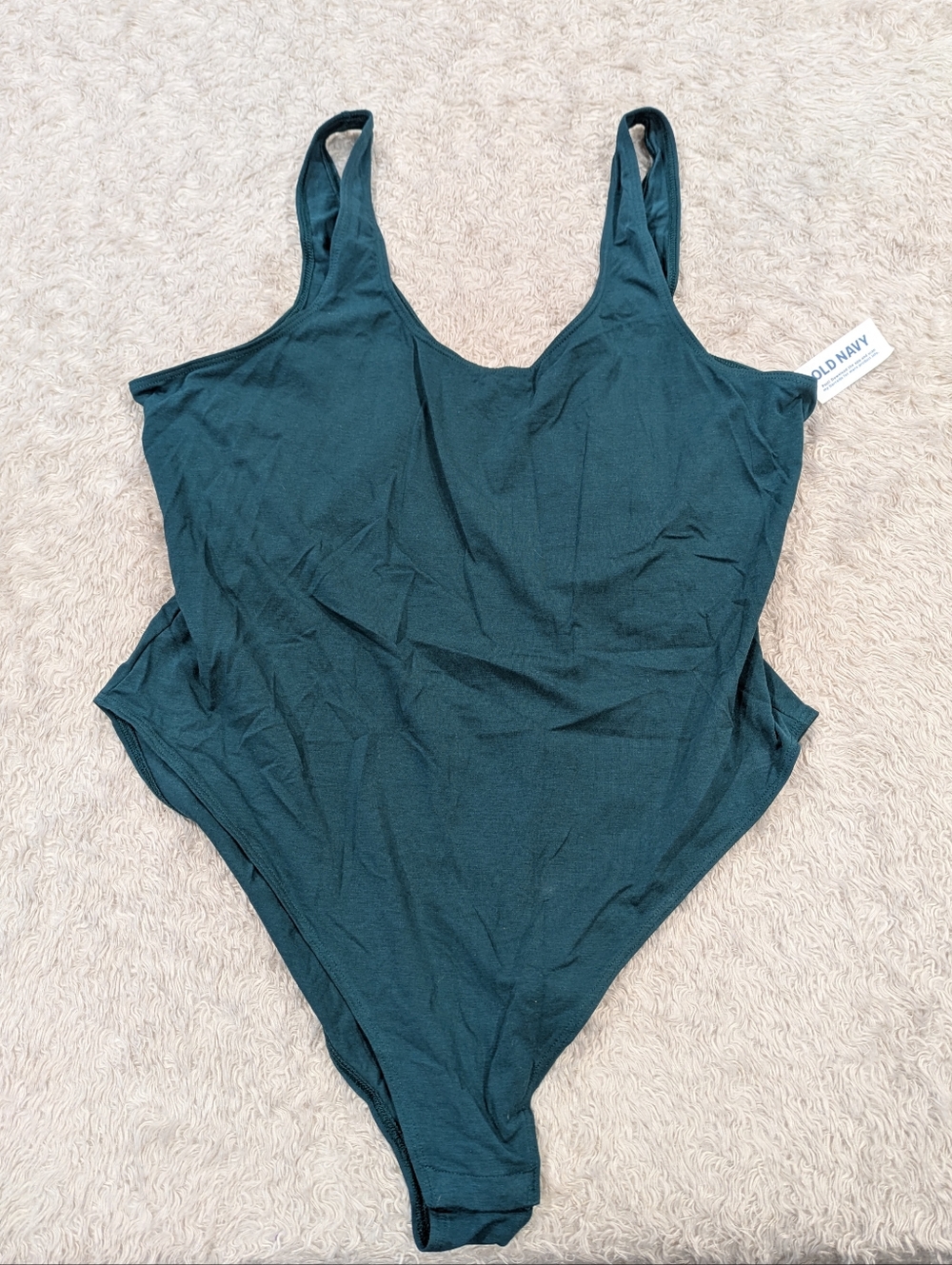 NWT Old Navy Bodysuit In Jet Stream Blue Green Sz XL - Picture 5 of 5
